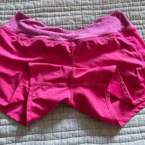 Rabbit Hopper 4" Inseam Running Shorts Pink Small